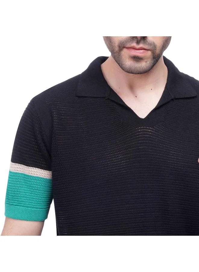 Coup Coup - Woven Polo-Shirt with Short Sleeves