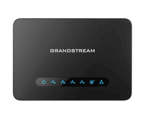 Grandstream GS-HT814 4 Port Ata with 4 Fxs Ports and Gigabit NAT Router Voip Phone and Device, Black - Image 2