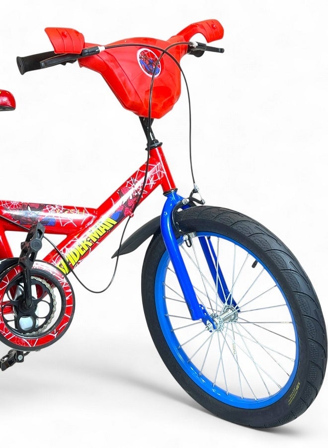 Flash Kids Bike for Boys with Sounds and Lights, Red, Size 12, Ages 3 to 5 - Official Agent in Egypt for GTG TOYS - Image 4