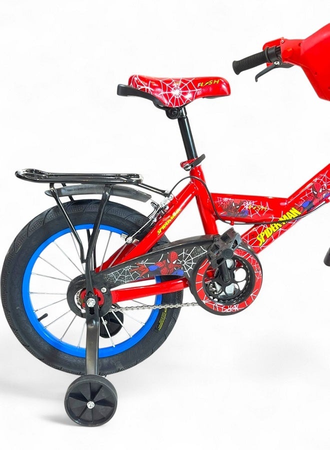 Flash Kids Bike for Boys with Sounds and Lights, Red, Size 12, Ages 3 to 5 - Official Agent in Egypt for GTG TOYS - Image 3