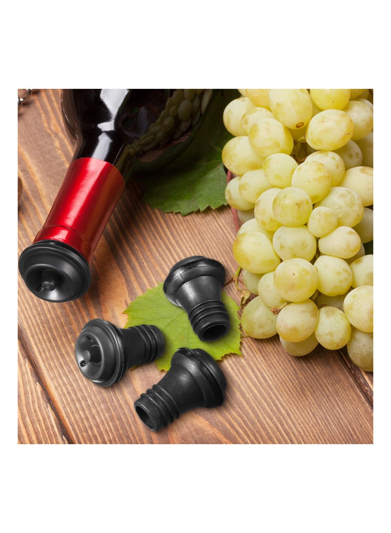 SYOSI Wine Stopper, Resealable Wine Pump, Vacuum Stoppers, Vacuum Wine Stopper, Silicone Wine Saver Vacuum Stoppers, Practical Wine Saver Stoppers for Kitchen Supplies Wine Bottle Tools (20PCS) - Image 4