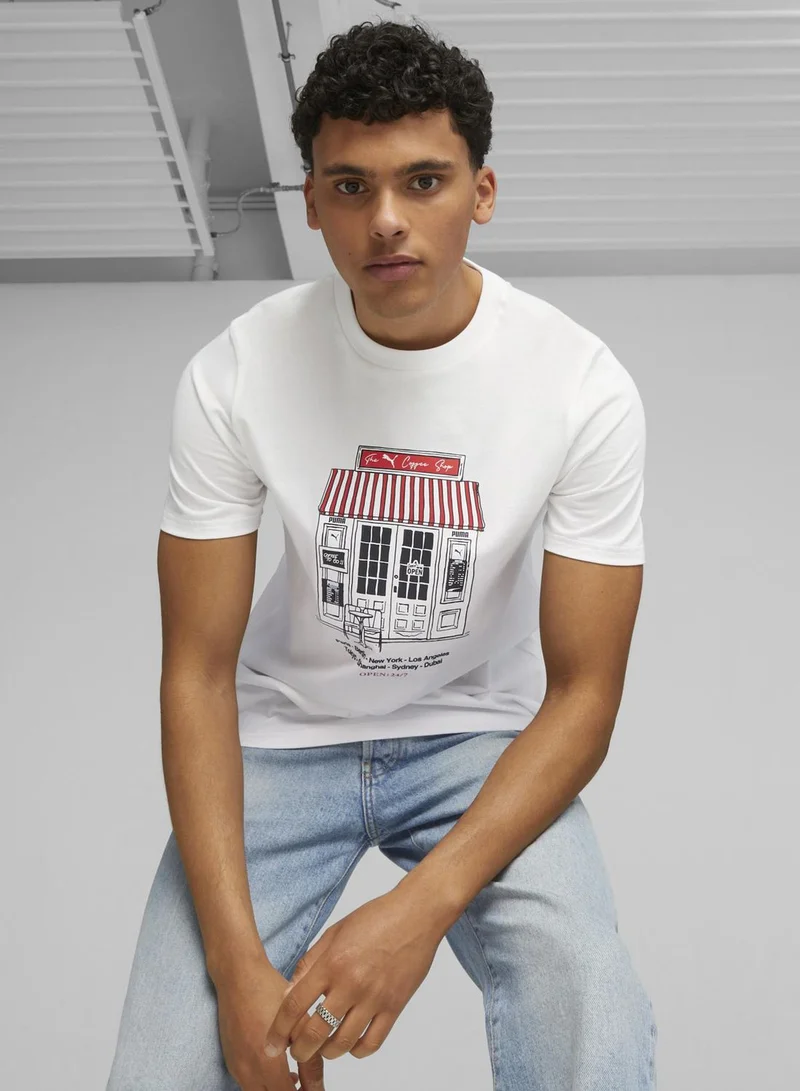 PUMA Cafe Graphics T-Shirt