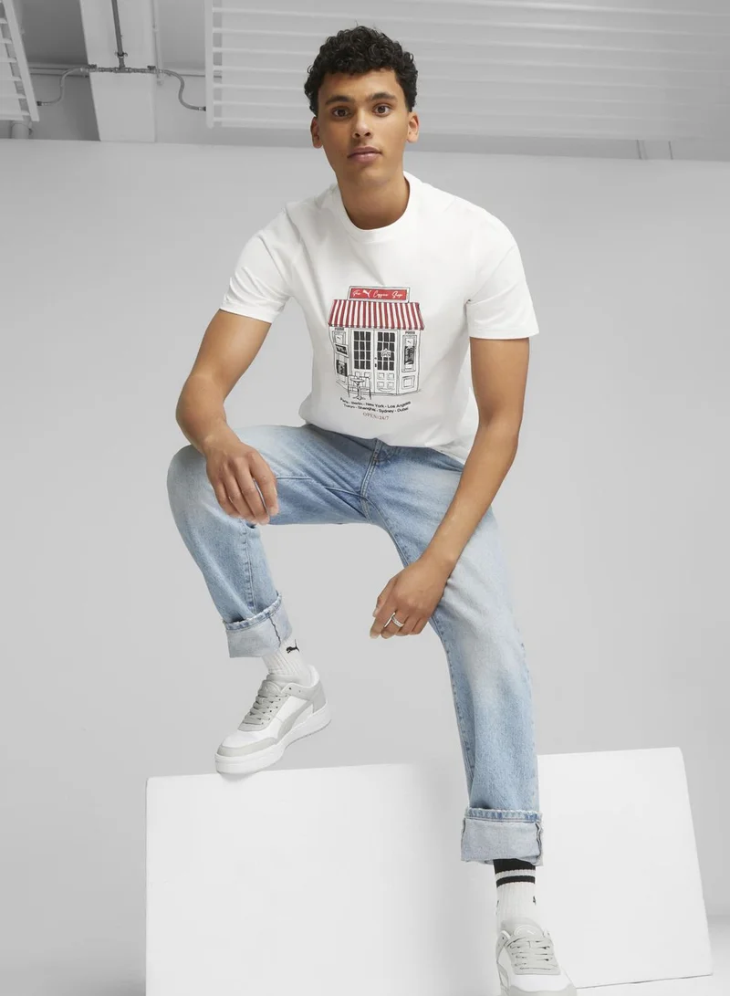 PUMA Cafe Graphics T-Shirt