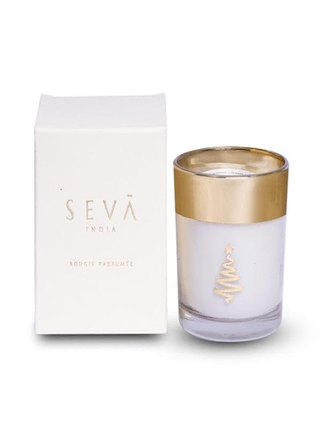 SEVA HOME Enchante Christmas Tree Candle | Rosemary, Sage & Cedarwood | 25H Burn | Premium Soy Wax | Holiday Décor & Luxury Gifting - Image 1