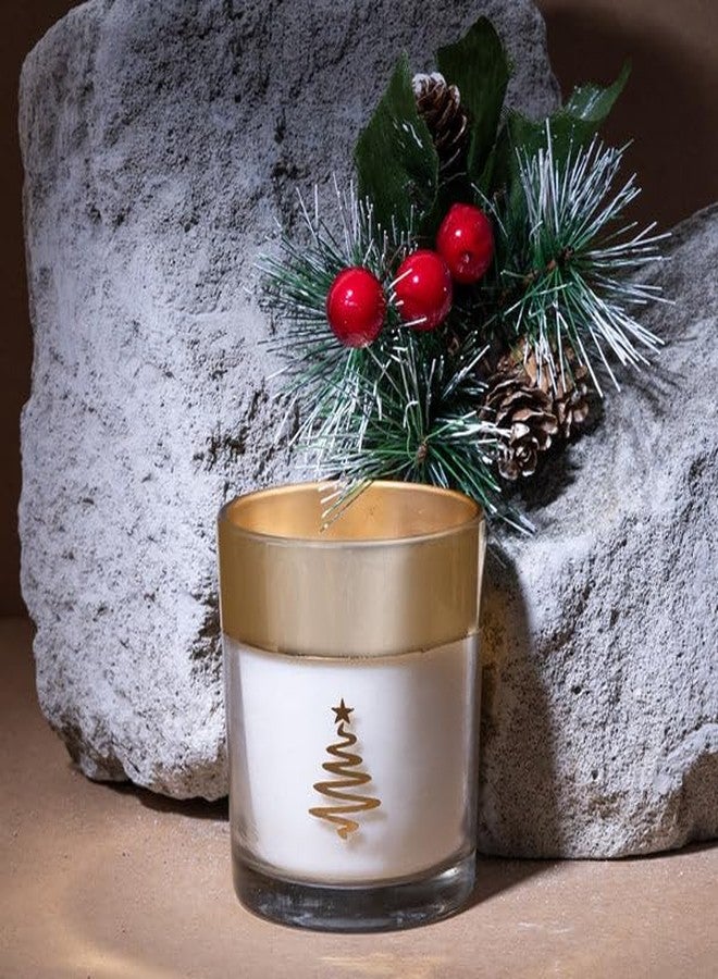 SEVA HOME Enchante Christmas Tree Candle | Rosemary, Sage & Cedarwood | 25H Burn | Premium Soy Wax | Holiday Décor & Luxury Gifting - Image 2