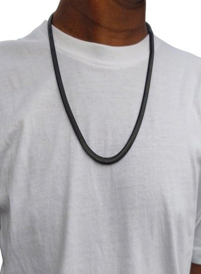 MEENAZ chain for men combo Black Chain for men stylish chain for boys mens necklace for men Stainless steel chains Locket Pendant anti tarnish necklace accessories neck chain snake boys chain 529 - Image 3