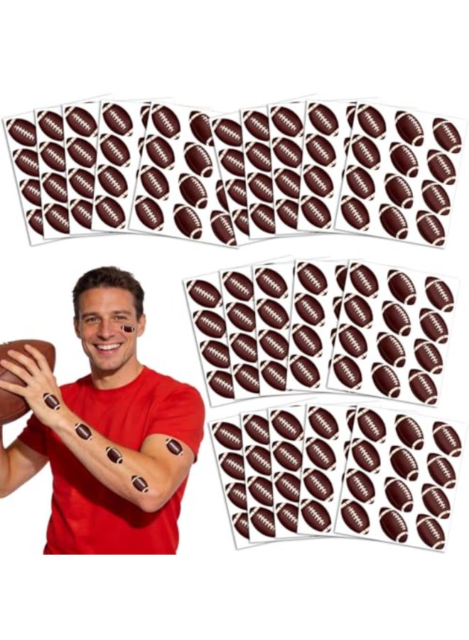 ANTING Football Temporary Tattoos Stickers20 Sheets 240 Pieces Football Themed Tattoos Stickers Party Decoration Supplies Party favors for Adults - Image 1