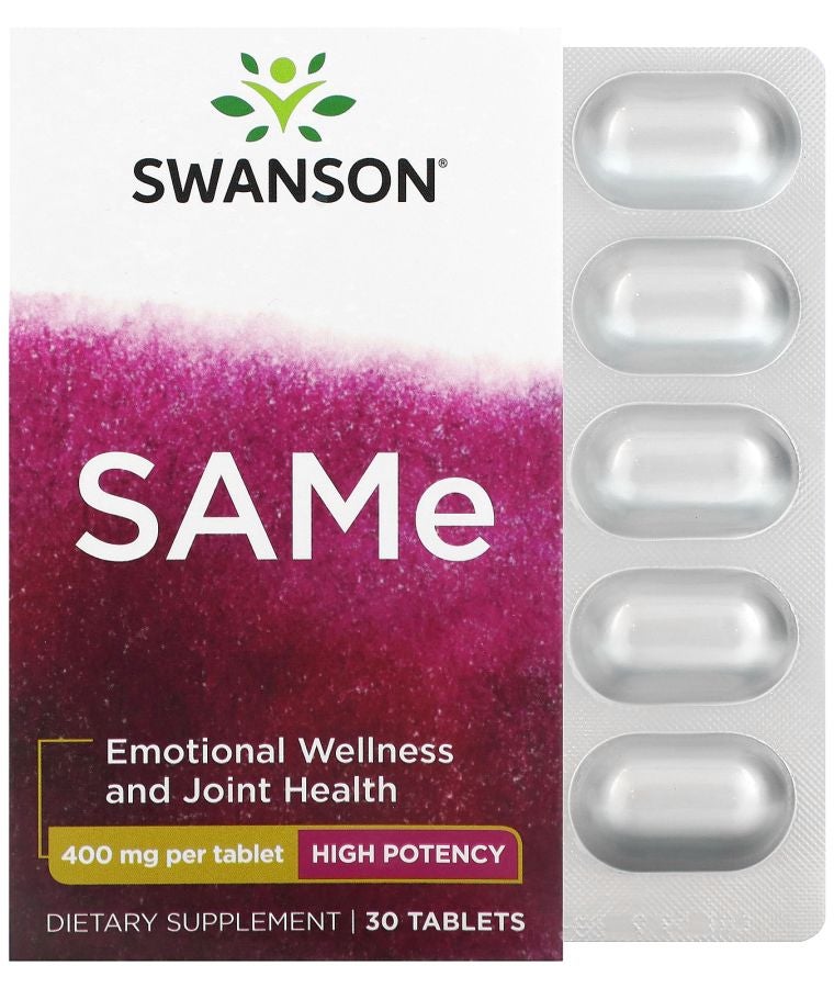 SAMe High Potency 400 mg 30 Tablets