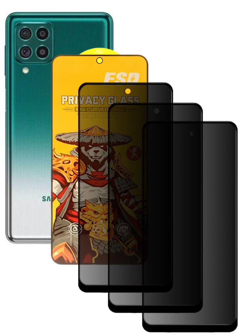 اي اس دي ثلاث قطع، واقي شاشة عالي الجودة لهاتف آسامسونج جالاكسي F62 - Image 1