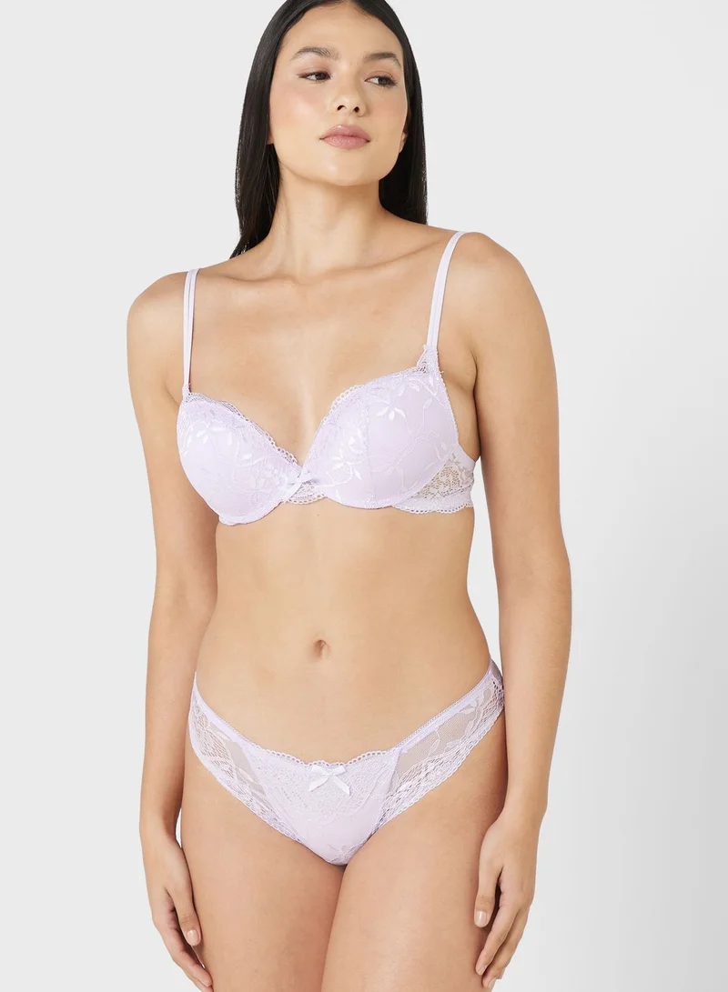 ELLA Push Up Lace Bra  & Briefs Set