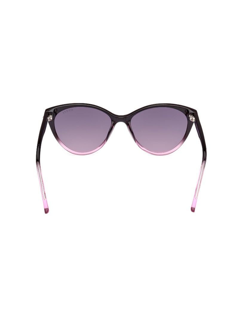 GUESS Women's UV Protection Cat Eye Shape Sunglasses - GU829105B51 - Lens Size: 51 Mm - Black - Image 4