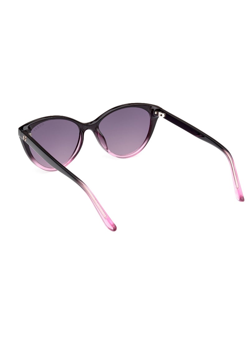 GUESS Women's UV Protection Cat Eye Shape Sunglasses - GU829105B51 - Lens Size: 51 Mm - Black - Image 3