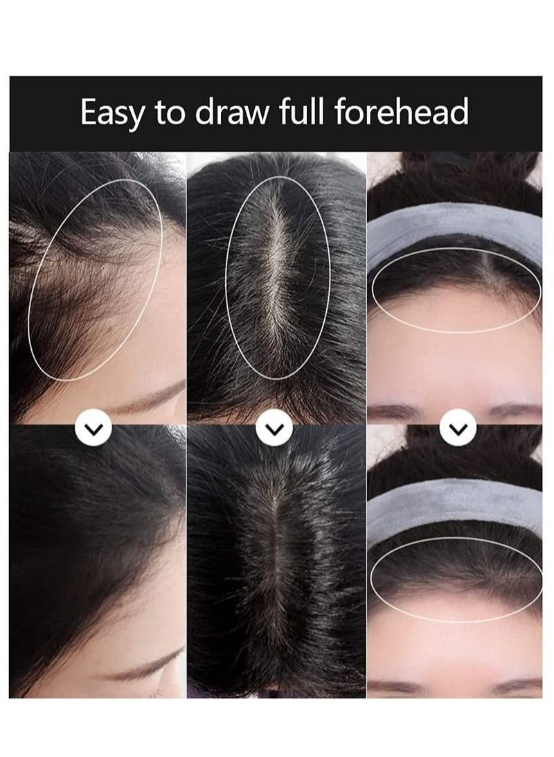 Sevich Instantly Hairline Shadow Hairline Powder Quick Cover Hair Root Concealer Eyebrows & Beard Line Hair Root Touch Up for Thinning Hairline Windproof & Sweatproof (Light Brown) - Image 4