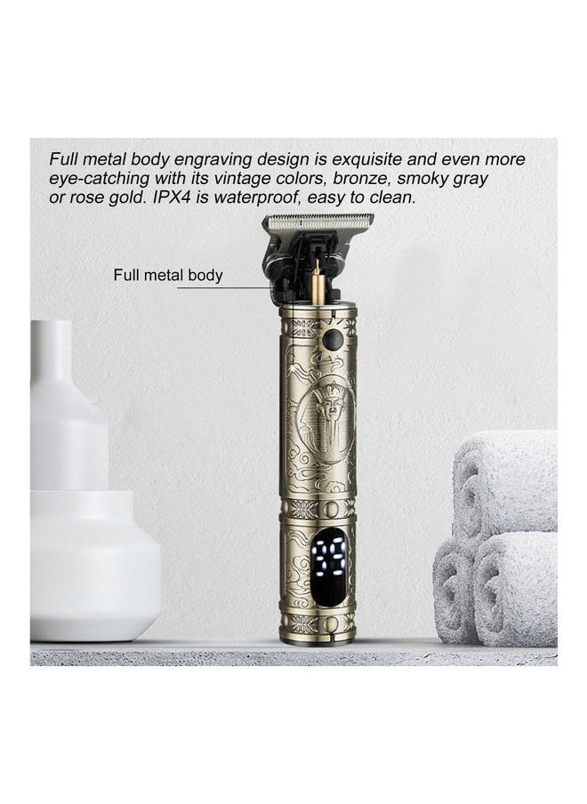 JIHAM - Rechargeable Electric Shaver Retro Engraving  Hair Clipper - Image 1