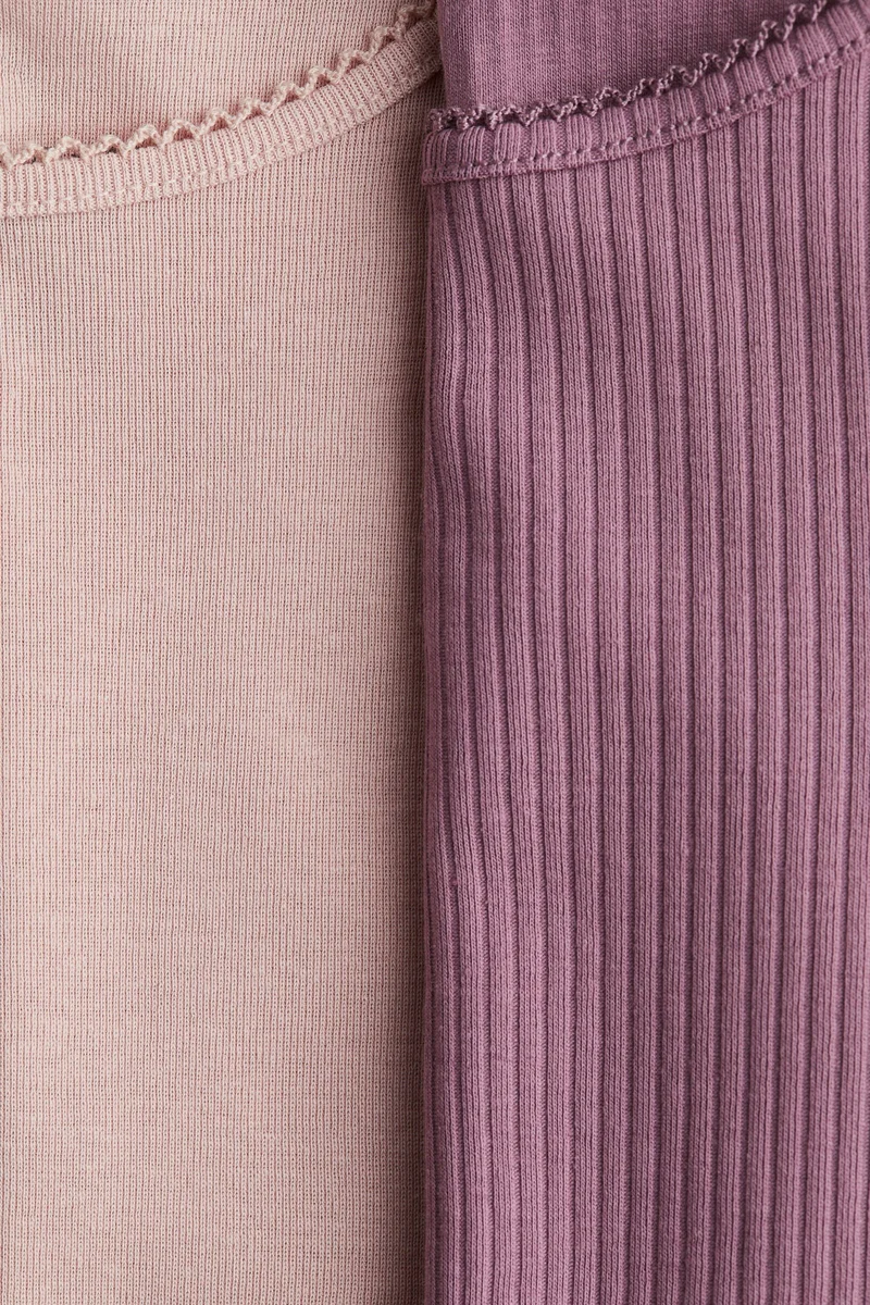 H&M 2-pack cotton tops set