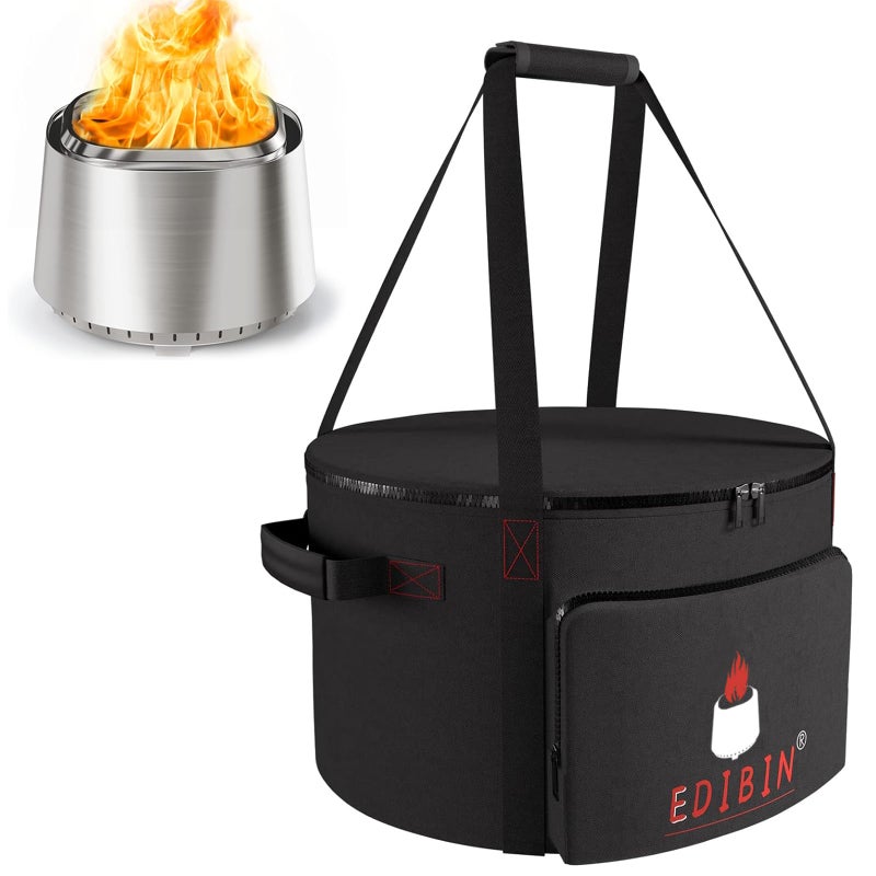 EDIBIN Smokeless Carry Bag for EAST OAK Fire Pit Smokeless 17 inch,Compatible with EAST OAK Camber Smokeless Fire Pit 17'' for Outside Patio - Image 1