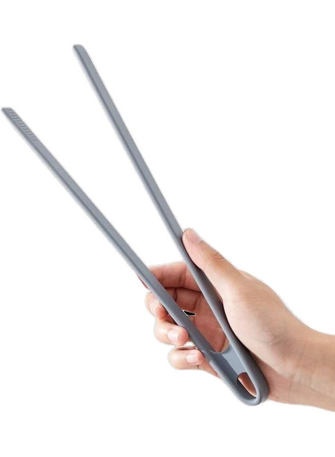 مساكة طعام للمطبخ من السيليكون مقاس 29 سم، مساكة للطبخ والتقديم، ملقط سلطة للشواء، أداة مقاومة للحرارة، غير لاصقة، غير قابلة للخدش - متعددة الألوان - Image 1