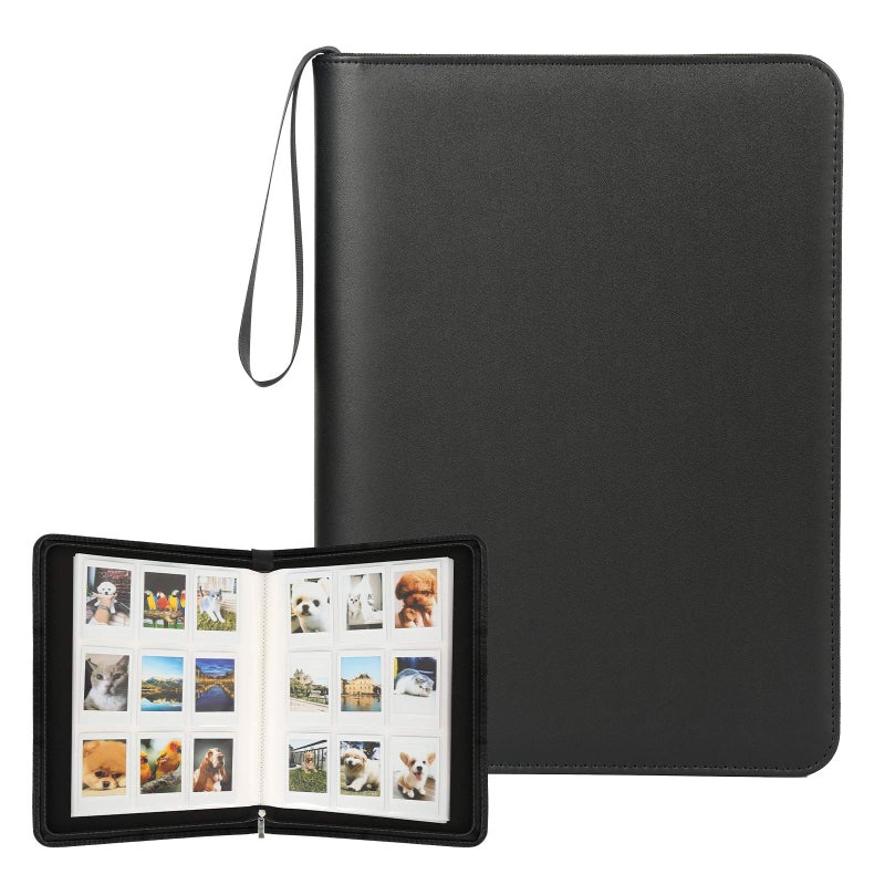 Veicevol 540 Pockets Photo Album for Fujifilm Instax Mini 11 90 70 9 8+ 8 LiPlay Instant Camera  for Polaroid Snap SnapTouch PIC-300 Z2300 Instant Camera  Kodak Smile Printomatic Instant Print Camera (Black) - Image 1