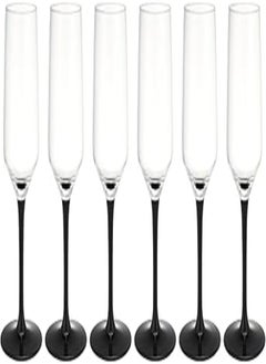 royal leerdam Carre black flute 22cl - 6pcs 