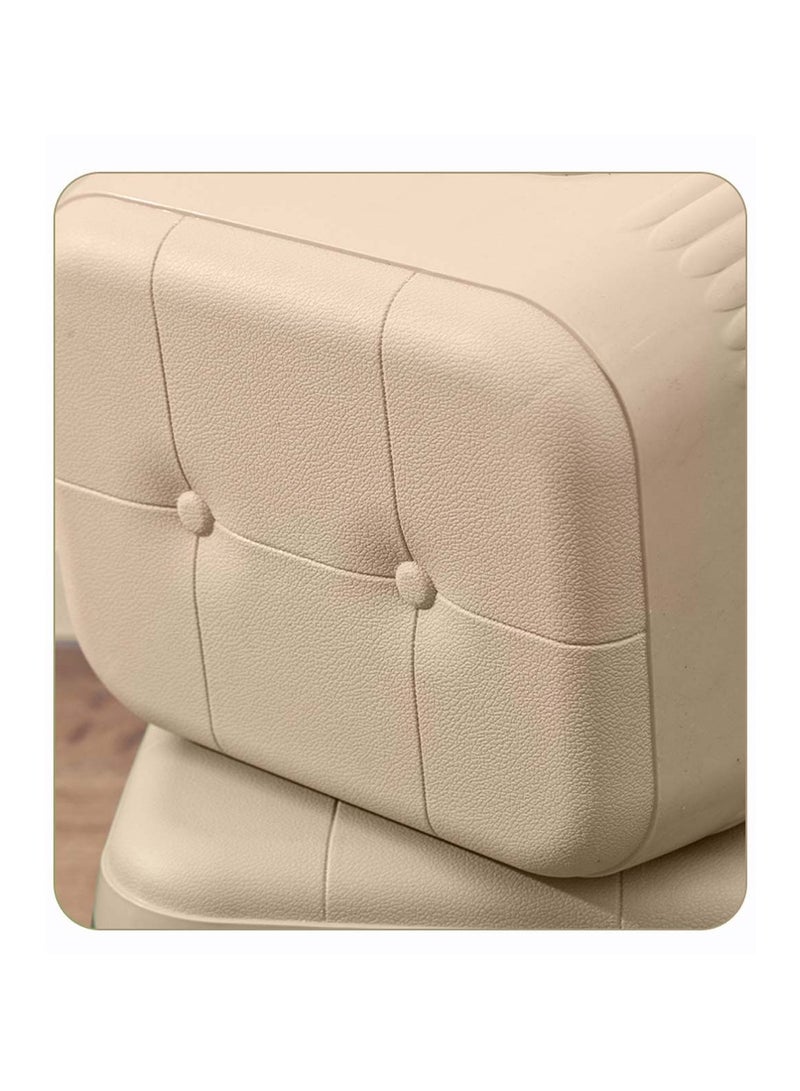 Huitich Light Khaki Plastic Shoe Stool – 24×25×20 cm  - Image 4