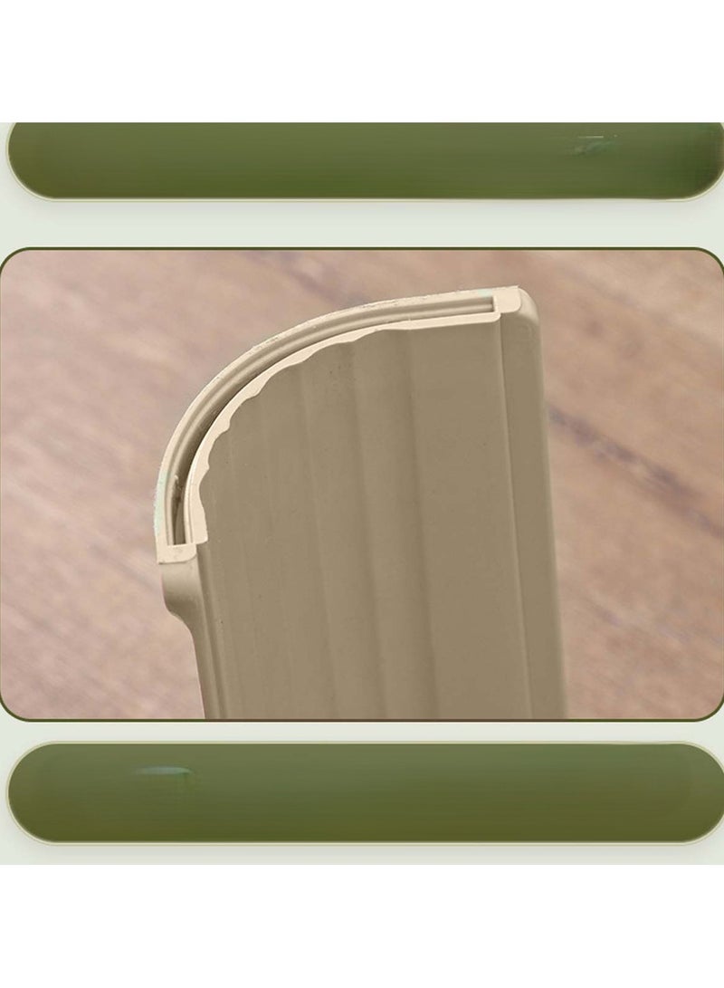 Huitich Light Khaki Plastic Shoe Stool – 24×25×20 cm  - Image 2