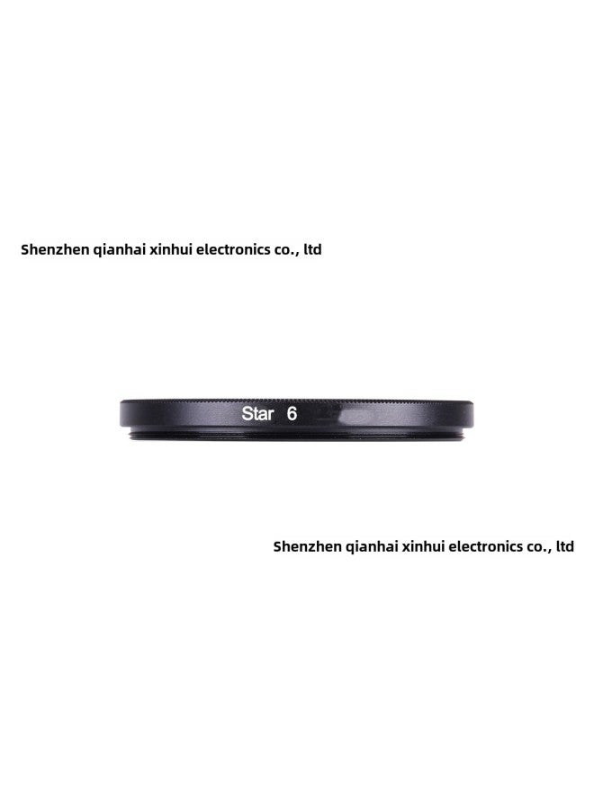 Outdoor Night Photography Camera Filter Cross Star Light Filter Star 6 Line 37mm -82mm-Color:43mm【JSR-0519】  - Image 5