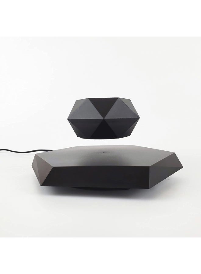 HCNT Levitation Air Bonsai Pot, Magnetic Levitating Mini Rotating Flower Pot Planters Suspension Floating Succulents Pot Sky-Garden Plant Potted for Home Living Room Office Desk Decoration(Black) - Image 4