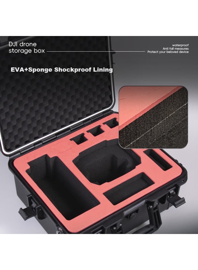 Eirmai R202 Suitable For Dji Mavic 3/air3 Storage Bag Backpack Portable Case Accessory Hard Shell Shoulder Handheld Splash-proof Shockproof Pressure-resistant Travel Bag - Image 5