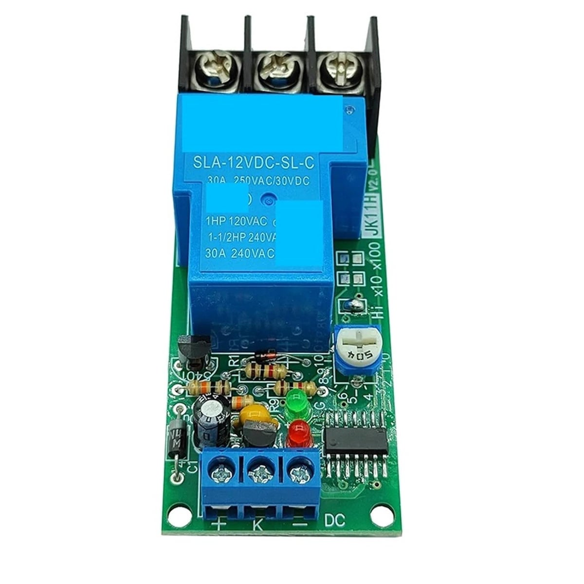 24v Function Module Relay Generic High Power 30A Time Delay Relay Module DC 24V Adjustable Timer ...