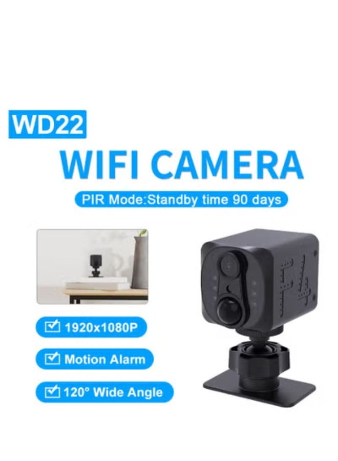 GULFLINK WD22 3MP WIFI Camera 1080P Night Vision Motion Detection Video Recorder Low Power Security Mini Camera - Image 2