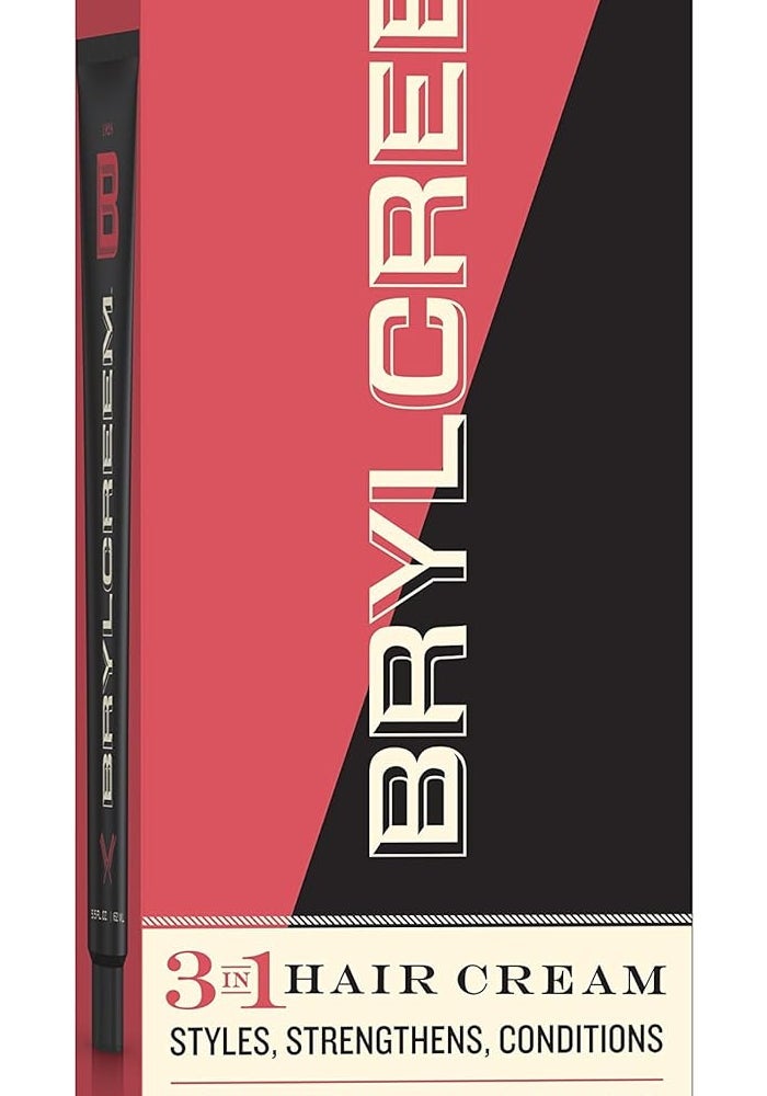 Brylcreem 3-in-1 Original High Shine Men's Hair Cream - Styling, Strengthening, and Conditioning, Alcohol-Free, 5.5 Ounce - Image 1