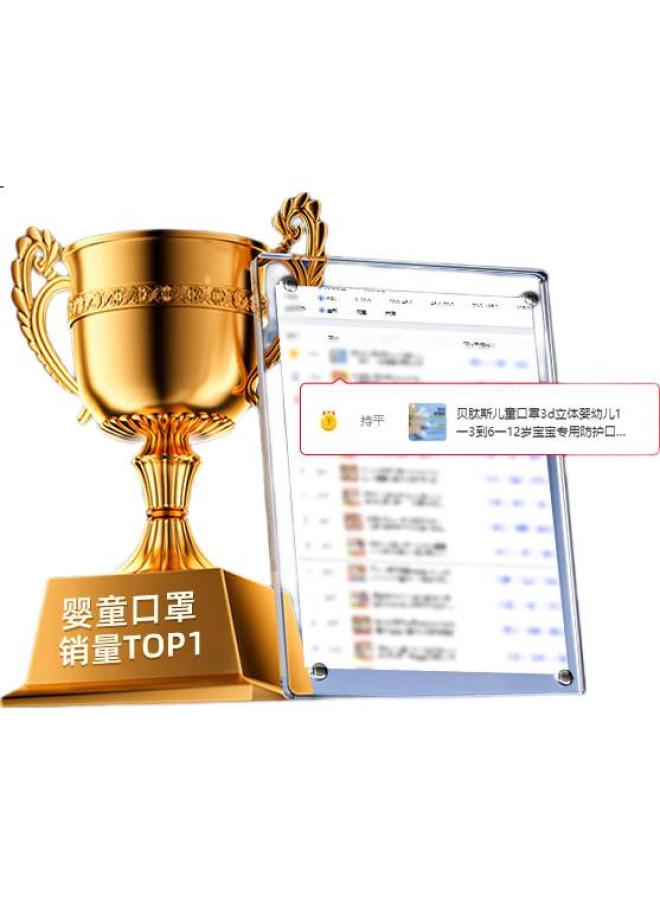 Beptides Beipesi Children'S 3D Face Mask, For Infants And Toddlers 1-3 Years Old, 0-6 Months And 12 Months, Baby-Specific Protective Mask And Ear Cover - Image 1