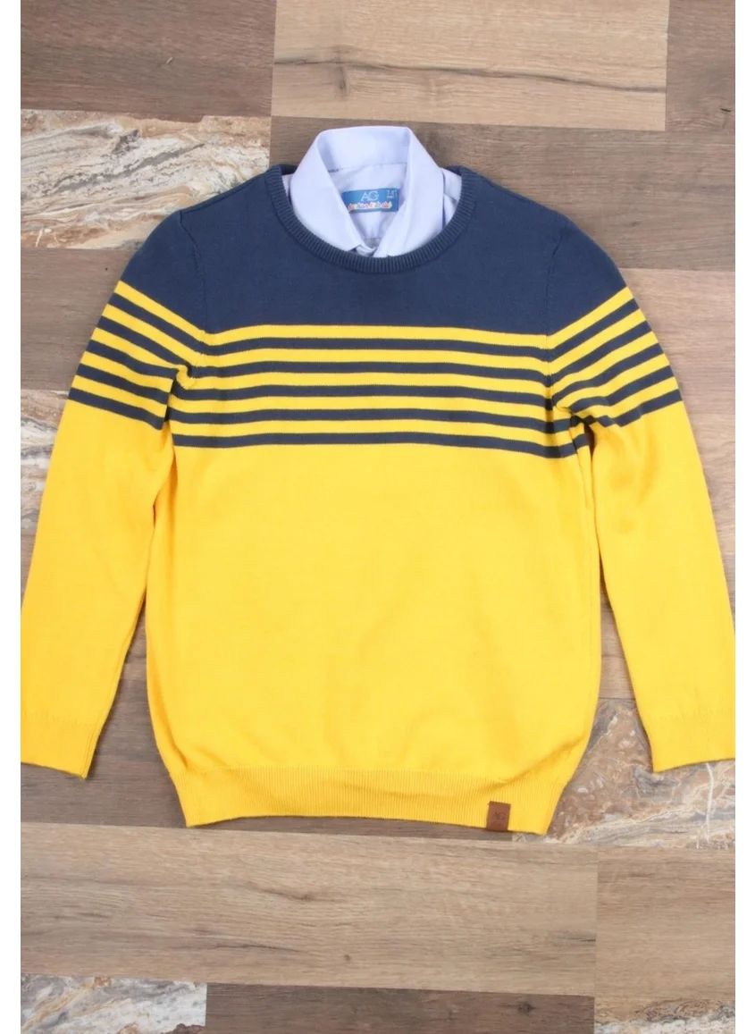 Alexander Gardi Crew Neck Kids Knitted Sweater (C23-7102)