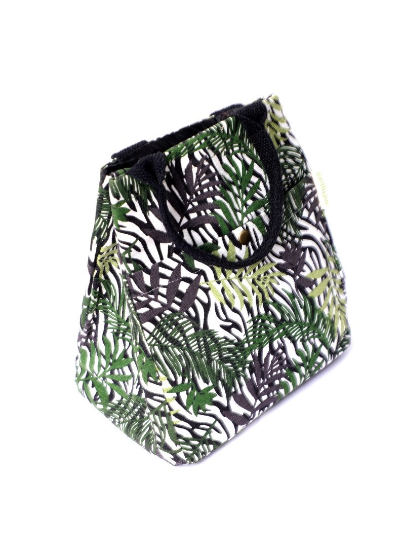 earthsave Earthsave Eco Insulated Lunch Bag for Office Men & Women | Lunch Box Bag for Kids | Canvas Tiffin Bags for School | Drawstring Lunch Bag  - Image 5