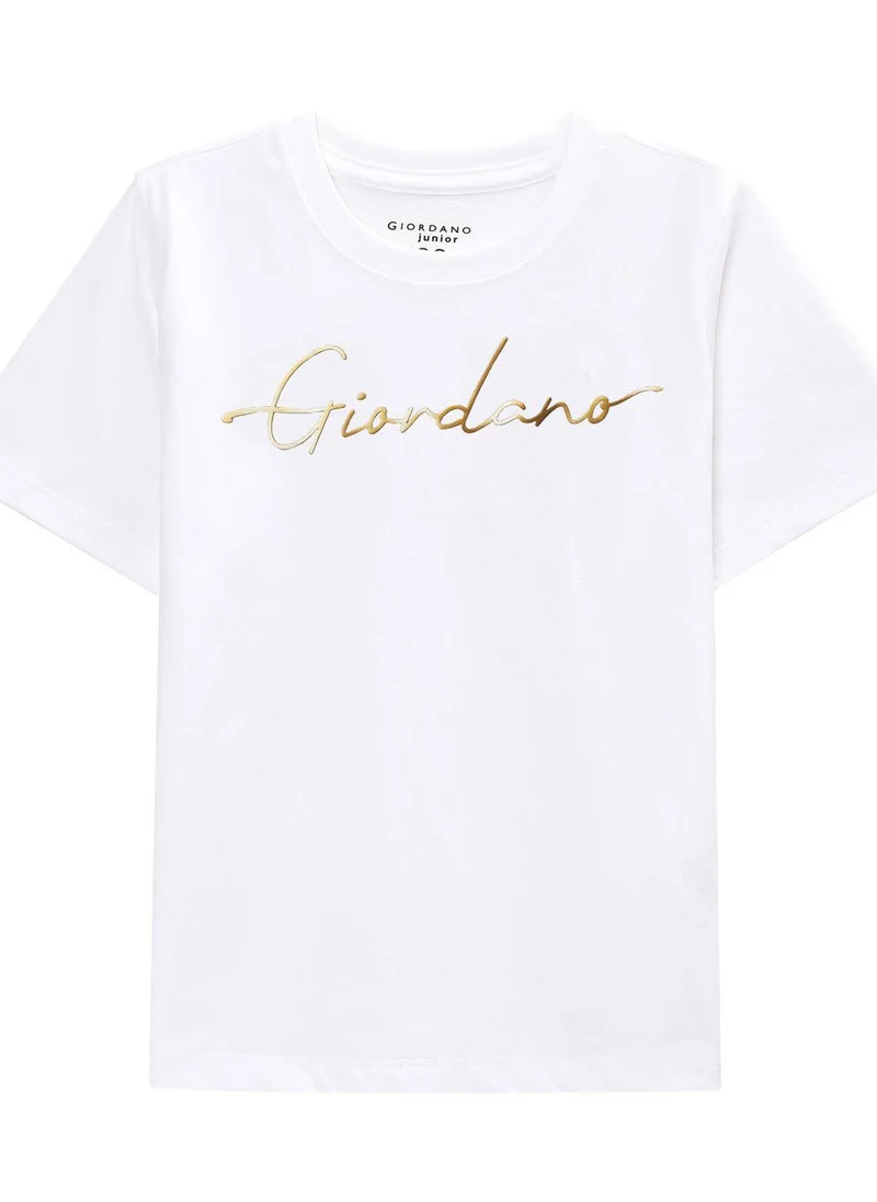 GIORDANO Junior Signature Print Tee