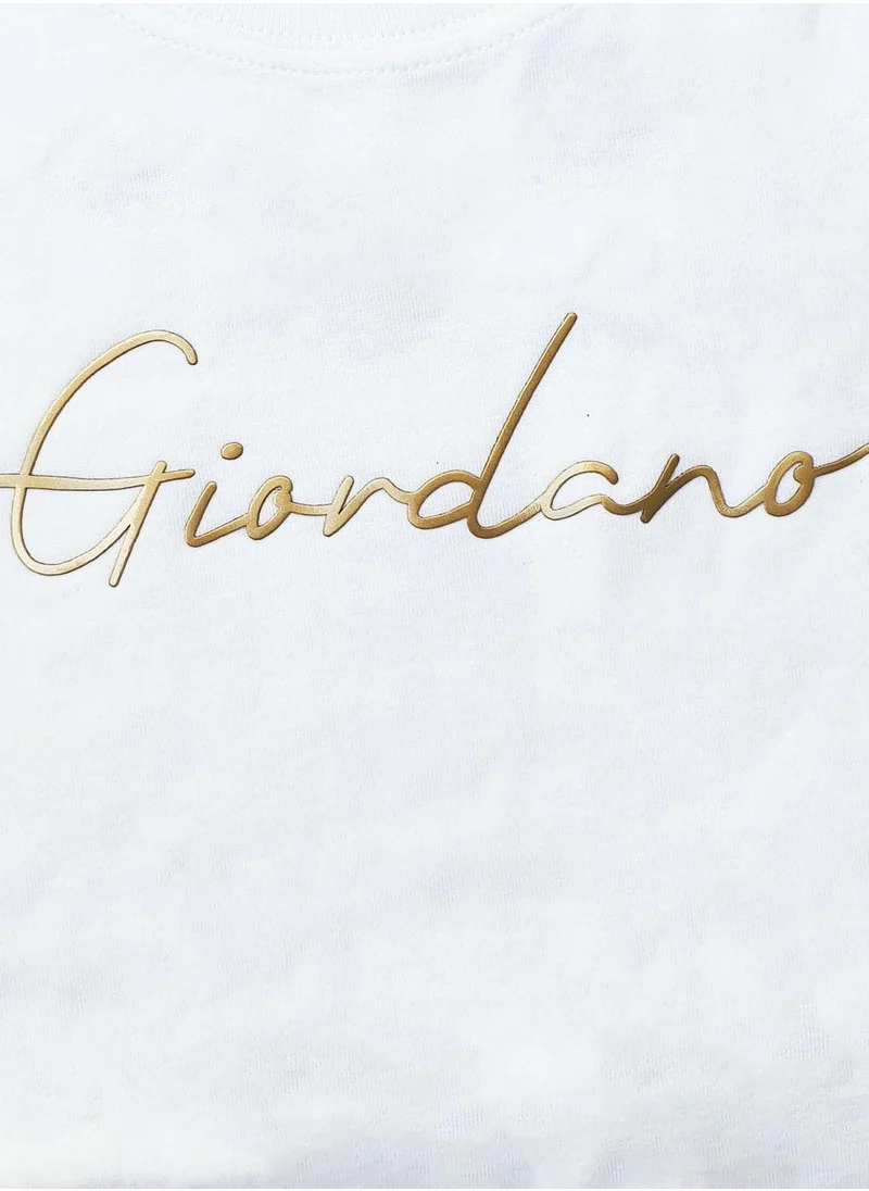 GIORDANO Junior Signature Print Tee
