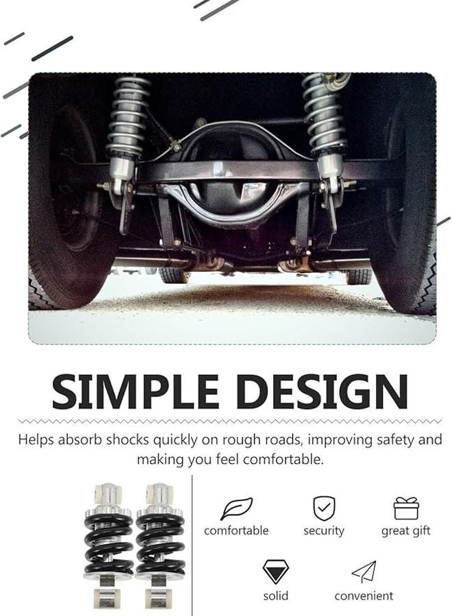 قطعتان من ممتصات الصدمات للدراجات النارية، مجموعة تعليق بنابض فولاذي محمل للدراجات الرباعية ودراجات التراب. - Image 4