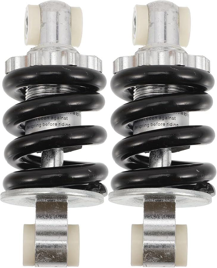 قطعتان من ممتصات الصدمات للدراجات النارية، مجموعة تعليق بنابض فولاذي محمل للدراجات الرباعية ودراجات التراب. - Image 1