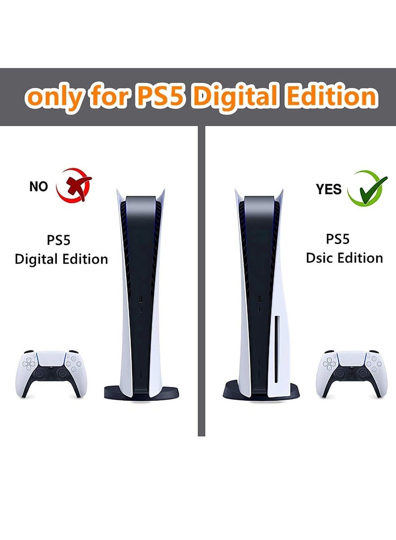 KASTWAVE Skin for PlayStation 5 Disc Edition, Sticker for PS5 Vinyl Decal Cover for Playstation 5 Controller - Image 4