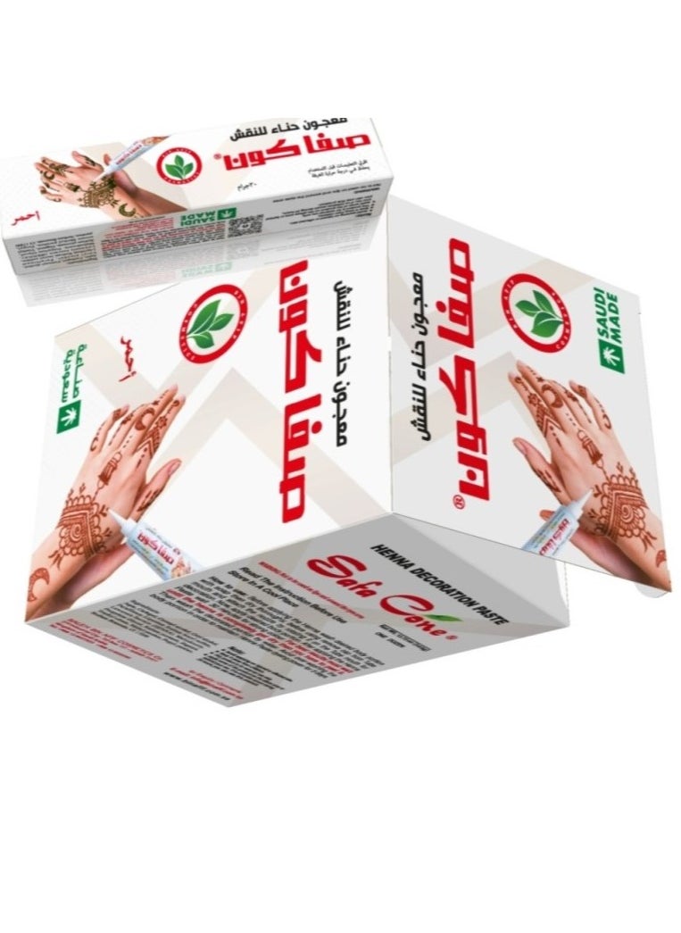 Henna The Original Indian Henna Rami Kon Paste For Engraving And Decorating The Body Of12Pieces  - Image 1