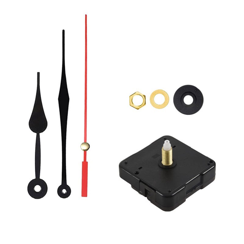 Quartz Clock Movement Mechanism With Pendulum For 0 27 0 35 Thickness Black Red - Image 2