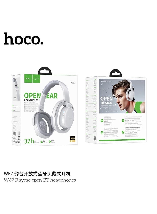 هوكو سماعة بلوتوث مفتوحة الأذن Hoco W67 بتقنية Hi-Fi وبطارية تدوم 32 ساعة - Image 3