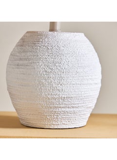 Home Box مصباح طاولة كوليت E27 من ورق الماكيه مع ظل رافيا 23 × 23 × 35.5 سم  - Image 4