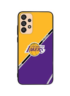 Protective Case Cover For Samsung Galaxy A23 Los Angeles Lakers Design Multicolour