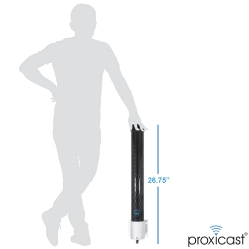 Proxicast Pro-Gain 4G / 5G MIMO Antenna - Wide-Band Omni-Directional for Cellular Modems & Routers on Verizon, ATT, T-Mobile, Telus, Bell Canada, Rogers, Movistar, Telcel, Claro (ANT-127-05M Carbon) - Image 4