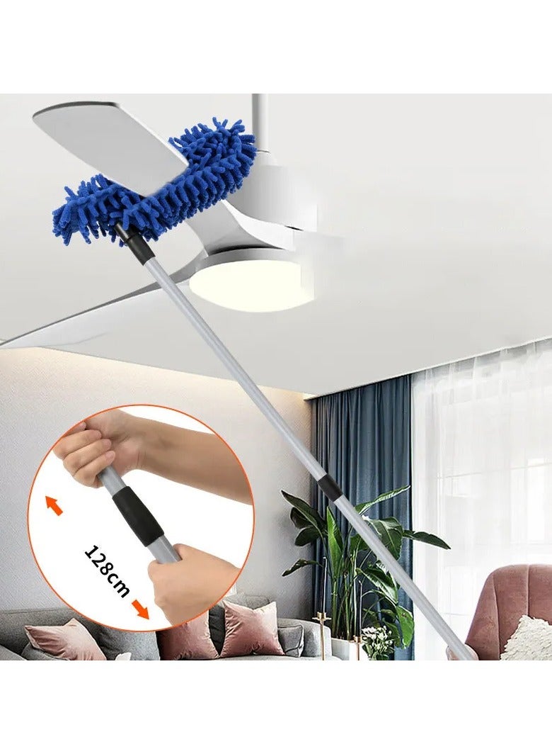 Extendable Bendable Ceiling Chenille Duster Ceiling Fan Duster with Extension Long Handle Microfiber Fan Cleaning Duster  - Image 1