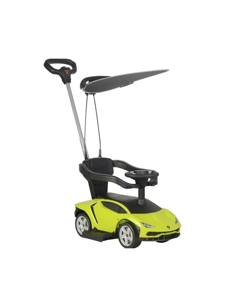 Lamborghini Pushing Car with Handle and Shade Green - Image 1