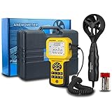 AOPUTTRIVER Digital Anemometer Handheld AP-846A CFM Pro Anemometer HVAC Wind Speed Meter with Backlight Max/Min/Avg - Image 1