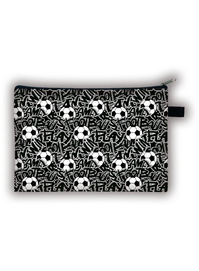 New Football Coin Purse Large Storage Bag Student Long Portable Wallet Storage Bag