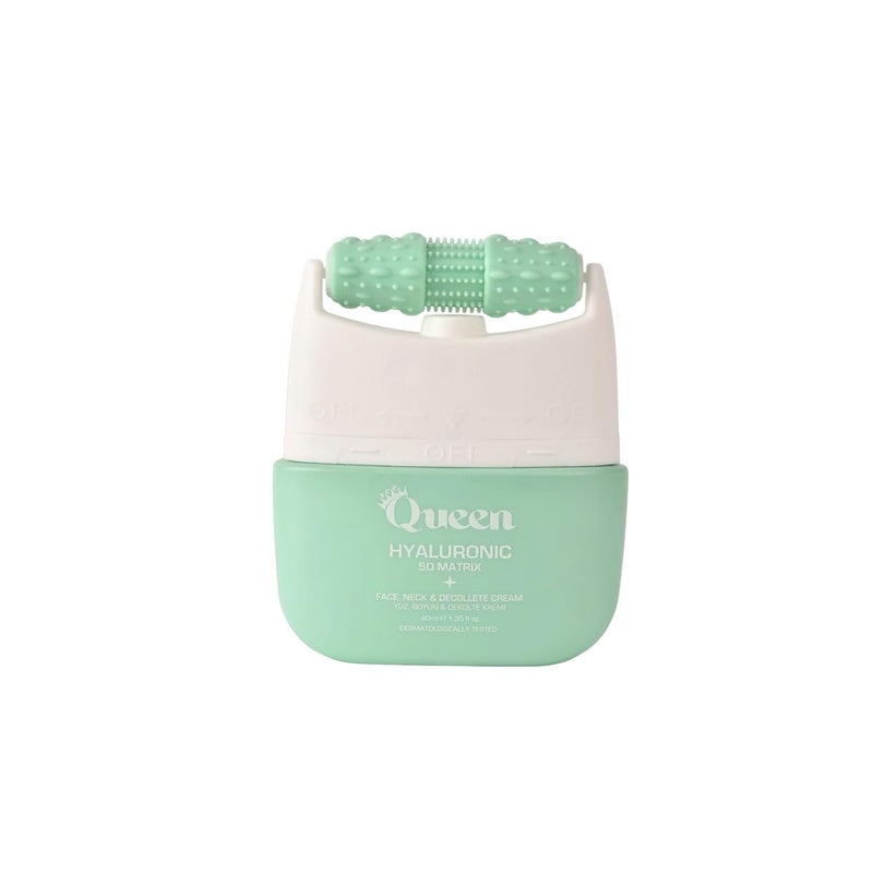 Queen 5D Matrix Hyaluronic Face Neck and Decollete Cream, Skin Moisturizer, 40 ml